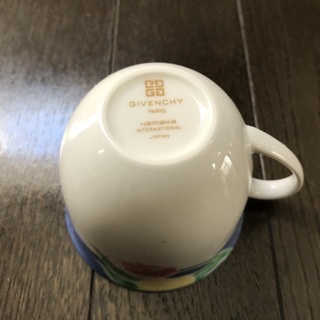 GIVENCHY コーヒーカップ＆ソーサー　2客セット【未使用美品】チューリップ柄の画像