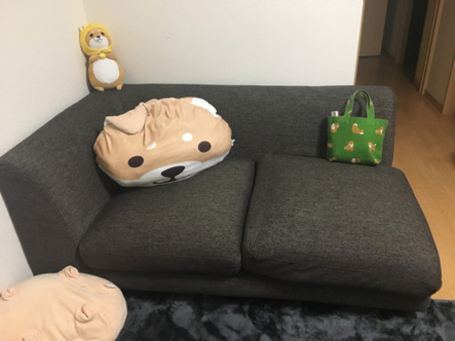 茶色ソファー