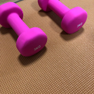 3キロのダンベル×2個 差し上げます！の画像