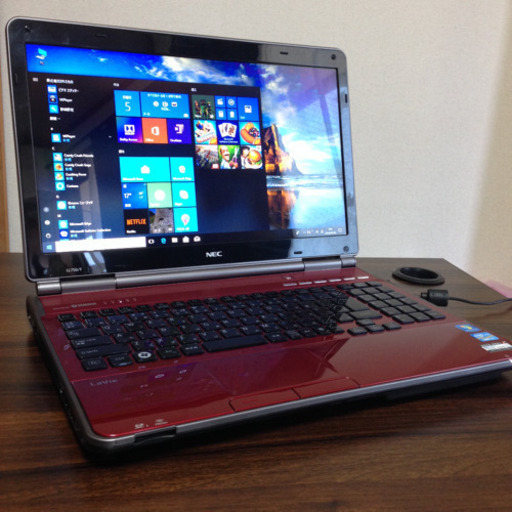 2台あり‼️ハイスペックCorei7‼️人気赤レッドNEC爆速メモリ8GBノート
