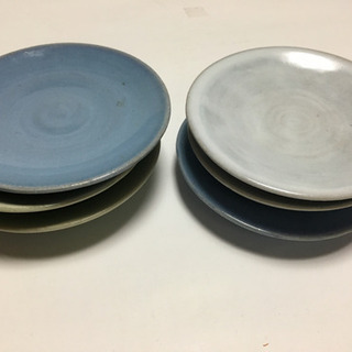 手焼き中皿6枚セットの画像