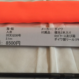 船竿 リール 替え穂先付き 釣竿