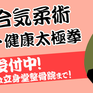 (自粛中)剛柔流空手一粒会・大東流合気柔術錬心館・健康太極拳（立身堂）の画像