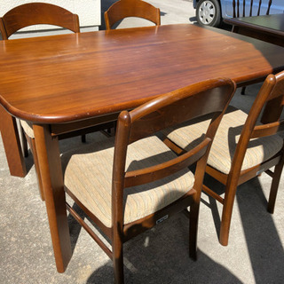 【中古】ダイニングテーブルセット  ②の画像