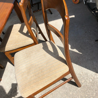 【中古】ダイニングテーブルセット  ②の画像