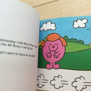 MR. HAPPY と LITTLE MISS WISE 英語 絵本の画像