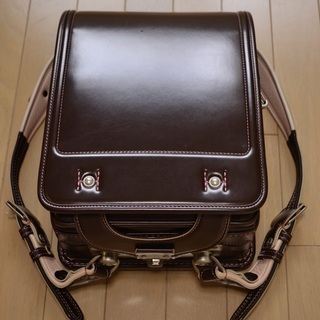 【ほぼ新品】土屋鞄ランドセル 茶×ピンク
