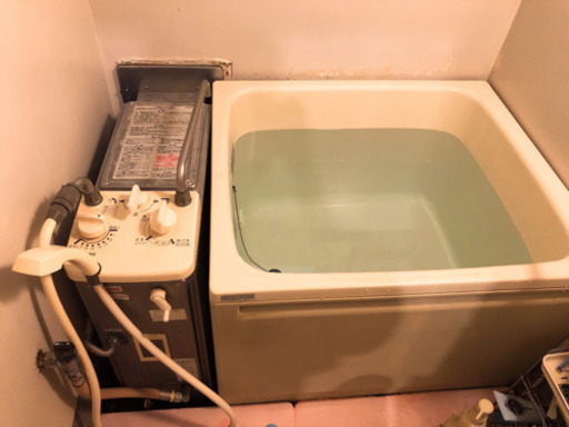 《お取引決定しました！》市営住宅   都市ガス用風呂釜 風呂桶 お譲りします！