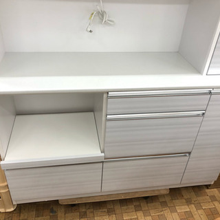 【大川 入江木工】レンジボード レンジ台 食器棚 キッチンボード 幅146×奥行48cm