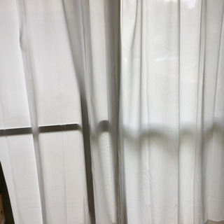 【美品】無印良品レースカーテン190cmの画像
