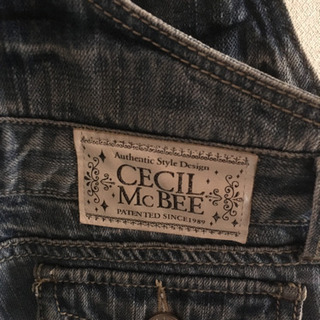 デニム・サロペットCECILの画像