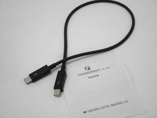 【使用品・値下げ中】ビデオキャプチャ（Mac向け）Intensity Shuttle for Thunderbolt + Thunderboltケーブル