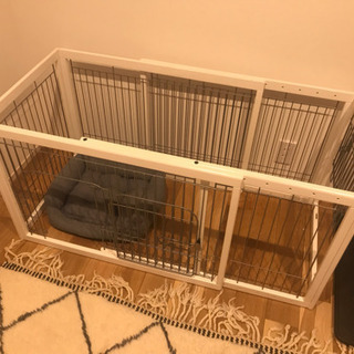 リッチェル 犬用 木製サークル ホワイト