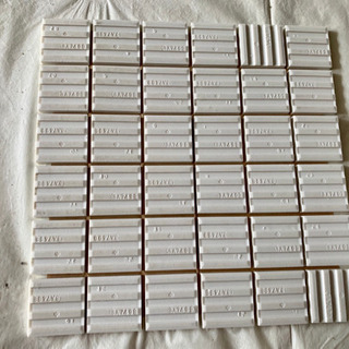 値下げ TOTO 白 ハイドロテクト タイル 1枚タイル5cm角 1シート30cm