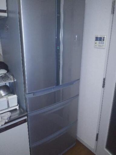HITACHI　冷蔵庫(銀) 475L(R-SF48AM 型)　取扱説明書付