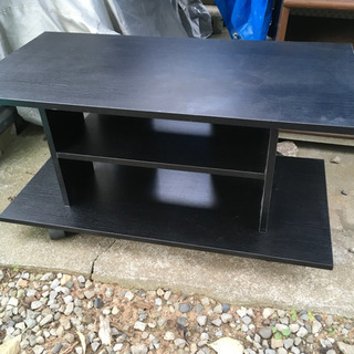 テレビ台  木製の良品 キャスターあり、スムーズ