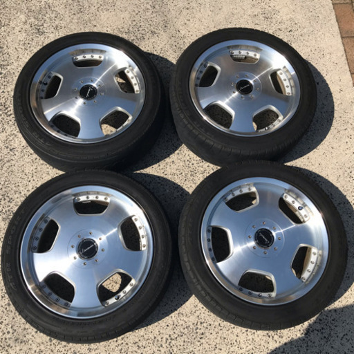 値下げしました！【配送無料】美品！18×7.5JJ-38 114.3 5H