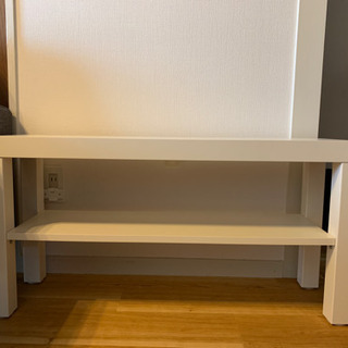 【再開】IKEA テレビ台 ホワイト ラックの画像