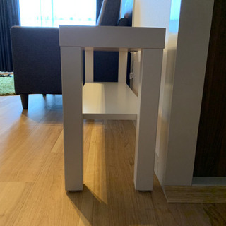 【再開】IKEA テレビ台 ホワイト ラックの画像