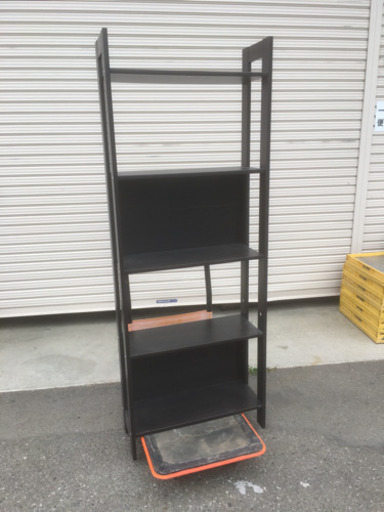 木製本棚黒
