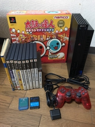 PS2 本体 コントローラー カセット 太鼓セット