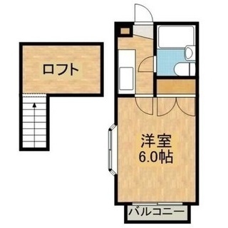 特急停車の京成佐倉駅徒歩9分のアパート角部屋、出窓、ロフト付き１K家賃2.5万円礼金敷金なし - 賃貸（マンション/一戸建て）
