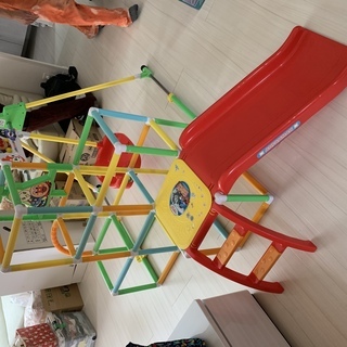 アンパンマン　アスレチック　すべり台　ブランコの画像