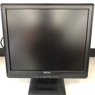 Ｉ/Ｏデータの17インチディスプレイ　古いですが映ります。