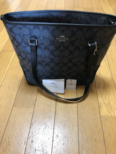 新品未使用 COACH シグネチャー ブラック トート