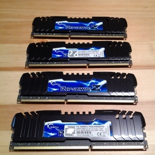 値下げ☆ G.SKILL メモリー 32GB DDR3-2400 (PC3-19200) F3-19200CL10Q2-64GBZHD