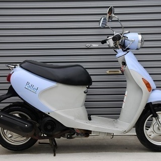 格安！実働！スズキ・レッツ4　パレット　安心の4サイクル・フューエルインジェクション車　盗難防止警報付き？セル始動、灯火類OK！！の画像