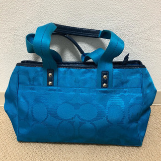 コーチ  シグネチャー トートバッグ F14876 ブルーの画像