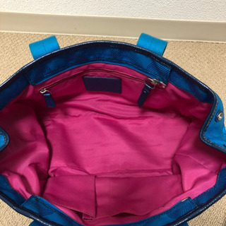 コーチ  シグネチャー トートバッグ F14876 ブルーの画像