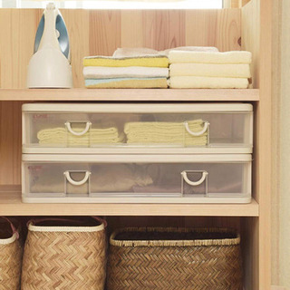 浅めの収納ケースの画像