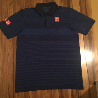 UNIQLO ドライポロシャツ L 紺 青