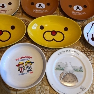 キャラクター皿、マグカップの画像