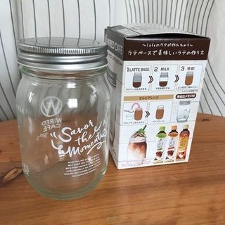 WIRED CAFE ジャー2個セット 新品／食品用 保存 ビン 瓶の画像