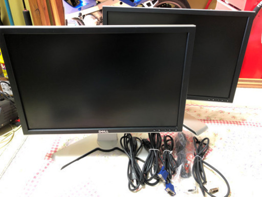 値下げしました。dellのモニター2台 REV AOO