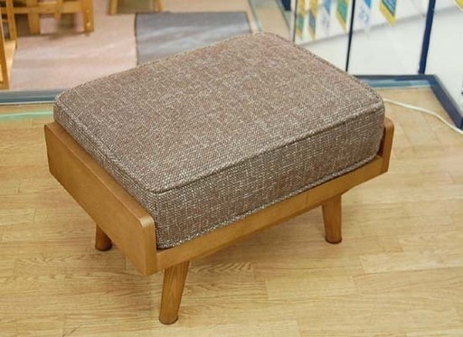 unico/ウニコ オットマン ALBERO/アルベロ スツール チーク材 北欧風☆ PayPay(ペイペイ)決済可能 ☆ 札幌市 清田区 平岡