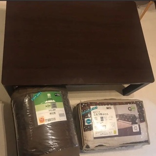 ※決まりました【3点セット】ニトリ こたつ机・こたつ布団・こたつ敷布団の画像