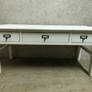 木製 子供用 勉強机 テーブル ホワイト 収納付 おしゃれ イン...