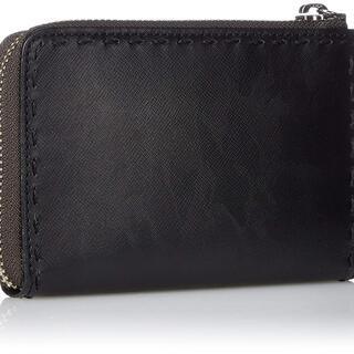 二つ折り財布　送料込み 新品・未使用[キャサリンハムネットロンドン]  国産メタリックカモフラレザー BOND ボンド Lファスナーミドルサイズ の画像