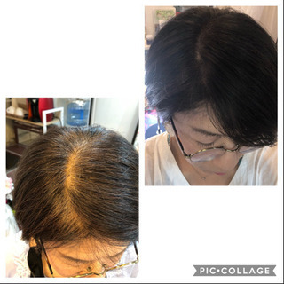 髪がツヤツヤになる白髪染め体験