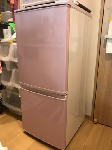 SHARP シャープ 冷凍冷蔵庫 SJ-14X-P ピンク