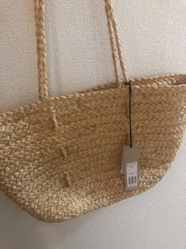 LIHUA ラフィアかごバッグ