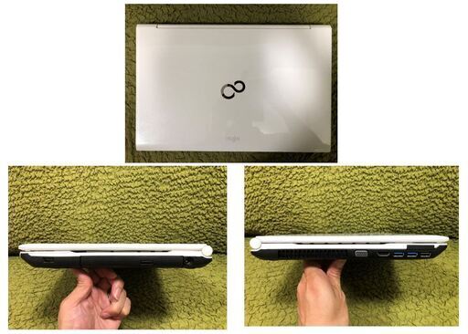 ★中古ノート★　富士通　15インチ　FMVA42JW　Pentium　B980　2.40GHz　メモリ4GB　新品SSD240GB