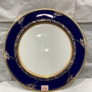 洋食器ブランド　Noritake 青ぶちのプレート