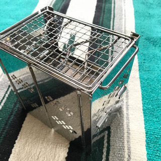 キャプテンスタッグ(CAPTAIN STAG) バーベキューコンロ 焚火台 1台2役 折りたたみ カマド スマートグリル B6型 UG-34 バッグ付の画像