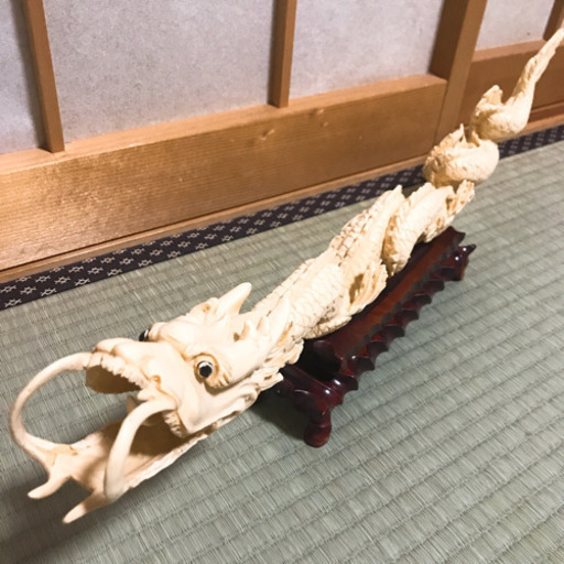 骨董品 龍 動く玉