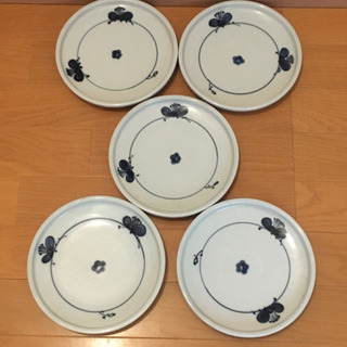 （ありがとうございました☆取引終了）500円　１９ｃｍ皿　５枚セット